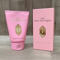 Sữa rửa mặt 3ce Pink Boutique Bubble Foam Cleanser 160ml hàng mới về [Free Ship]