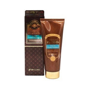 Sữa rửa mặt 3W Clinic Premium Placenta Clear Foam Cleansing 180ml