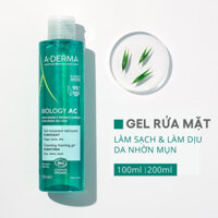 Sữa rửa mặt A-Derma Biology Purifying Foaming Gel Dung tích: 200ml và 100ml