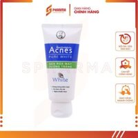 SỮA RỬA MẶT ACNES PURE WHITE – DƯỠNG DA TRẮNG SÁNG, NGỪA MỤN – ROHTO-MENTHOLATUM [NHẬT BẢN] – 1 TUÝP x 100G