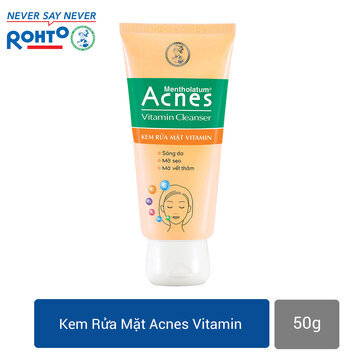 Sữa rửa mặt Acnes Vitamin Cleanser 50g