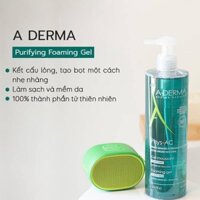 ￼Sữa Rửa Mặt ADerma Purifying Foaming Gel 200ml/400ml Cho da dầu  Giảm mụn, Se Khít Lỗ Chân Lông