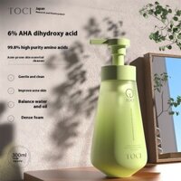 Sữa rửa mặt axit trái cây TOCI Mousse Amino Acid Clean Clean Oil Control Blackhead Remover 2 trong 1