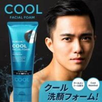 Sữa rửa mặt bạc hà cho nam Pharmaact Cool Facial Foam 130g/ tuýp x 48 tuýt nhập khẩu Nhật Bản