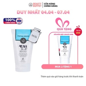 Sữa rửa mặt Beauty Buffet Scentio Milk Plus Whitening Facial Foam Q10 100ml