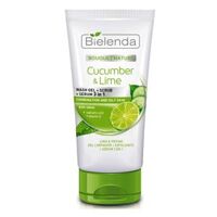 Sữa rửa mặt Bielenda Cucumber & Lime Wash Gel + Scrub + Serum