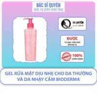 Sữa rửa mặt Bioderma Hồng Sensibio Gel Moussant 200ml cho da nhạy cảm - Bác sĩ Quyên