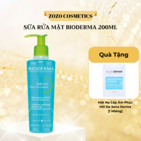Sữa Rửa Mặt Bioderma Sebium Gel Moussant Hỗ Trợ Loại Bỏ Tạp Chất , Kiểm Soát Da Dầu - 200ml