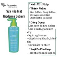 Sữa rửa mặt Bioderma Sebium Gel Moussant 200ml