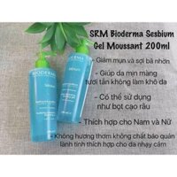 Sữa rửa mặt Bioderma Sébium gel moussant 200ml