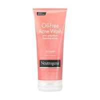 Sữa Rửa Mặt Bưởi Hồng Có Hạt Neutrogena Oil-Free Acne Wash 198ml 198ml