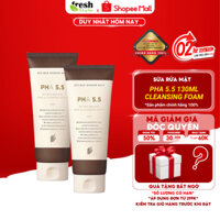 Sữa Rửa Mặt Byvibes Wonder Bath PHA 5.5 PH Balancing PHA Cleansing Foam 130ml Chính Hãng