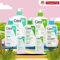 Sữa Rửa Mặt CeraVe Cho Da Dầu Mụn, Da Khô Và Da Nhạy Cảm 88ml - 236ml - 473ml