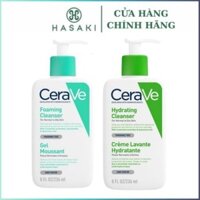 Sữa rửa mặt CeraVe cho da dầu da khô da nhảy cảm CeraVe Foaming Cleanser 236ML
