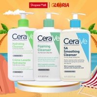 Sữa Rửa Mặt CeraVe Cho Da Dầu Mụn, Da Khô Và Da Nhạy Cảm 88ml - 236ml - 473ml
