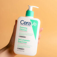 Sữa Rửa Mặt Cerave cho da thường - dầu Cerave Foaming Facial Cleanser 473mL