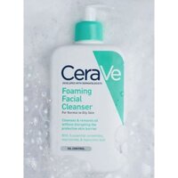 SỮA RỬA MẶT CERAVE DA DẦU CERAVE FOAMING FACIAL CLEANSER 473ML - FULL SIZE