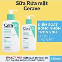 Sữa rửa mặt cerave dành cho da dầu da mụn và nhạy cảm 236ml