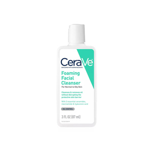 Sữa rửa mặt CeraVe Foaming Facial Cleanser For Normal To Oily Skin - 87ml, Sữa rửa mặt dành cho da thường, da dầu