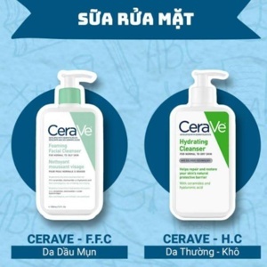 Sữa rửa mặt CeraVe Foaming Facial Cleanser For Normal To Oily Skin - 87ml, Sữa rửa mặt dành cho da thường, da dầu