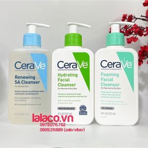 Sữa rửa mặt CeraVe Foaming Facial Cleanser For Normal To Oily Skin - 355ml, Sữa rửa mặt dành cho da thường, da dầu