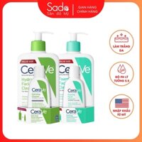 Sữa rửa mặt CeraVe Foaming Face Wash for Normal to Oily Skin, Value Pack, 16 oz pump & 3 oz travel size