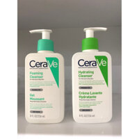 Sữa rửa mặt Cerave foaming cleanser& Cerave hydrating cleanser