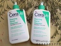 Sữa rửa mặt cerave foaming facial dành cho da thường và da dầu