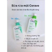 Sửa rửa mặt CeraVe