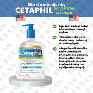 Sữa rửa mặt Cetaphil Daily Facial Cleanser - 473ml