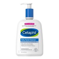 Sữa rửa mặt Cetaphil Daily Facial Cleanser ( 473ml )- dành cho da nhạy cảm, hỗn hợp, dầu