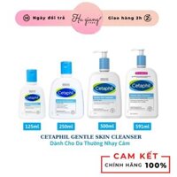 Sữa rửa mặt Cetaphil Gentle Skin Cleanser Al Skin Types dịu nhẹ cho mọi loại da 125ML - 250ML - 500ML - 591ML