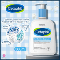 Sữa rửa mặt Cetaphil Gentle Skin Cleanser For All Skin Types 500ml dịu lành cho da nhạy cảm