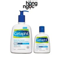 Sữa rửa mặt Cetaphil Gentle Skin Cleanser 125ml - 500ml, không xà phòng, làm sạch bụi bẩn, giữ ẩm cho da