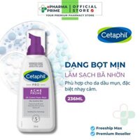 Sữa Rửa Mặt Cetaphil PRO Acne Prone Oil Control Foam Wash Giảm Mụn 236ml