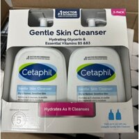 Sữa rửa mặt Cetaphil .Set 2 chai 591ml