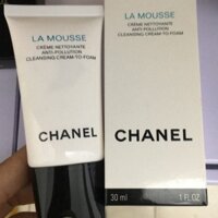 Sữa Rửa Mặt Chanel La Mousse Crème Chính Hãng Của Pháp 30ml