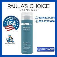 Sữa Rửa Mặt Cho Da Dầu, Mụn - Paula's Choice Skin Balancing  Oil-Reducing Cleanser (237ml)