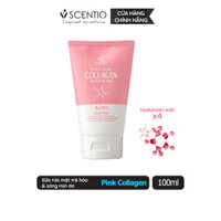 Sữa rửa mặt cho da khô cấp ẩm Scentio Pink Collagen 100ml