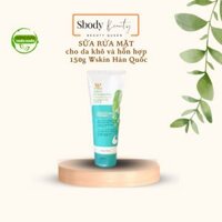 SỮA RỬA MẶT Cho da khô và hỗn hợp CHỐNG LÃO HOÁ VÀ NÂNG CƠ DA 150g Wskin Hàn Quốc