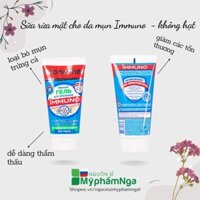 Sữa rửa mặt cho da mụn Immuno date mới nhất - Sữa rửa mặt giảm mụn nga