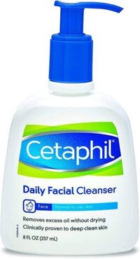 Sữa rửa mặt cho da thường đến da dầu Cetaphil Daily Facial Cleanser for Normal to Oily Skin 8Oz 237ml