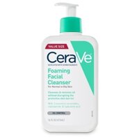 Sữa Rửa Mặt Cho Da Thường Và Da Dầu CeraVe Foaming Facial Cleanser 473ml