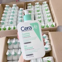 Sữa Rửa Mặt Cho Da Thường Và Da Dầu CeraVe Foaming Facial Cleanser 473ml