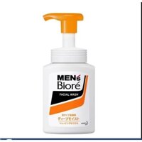 Sữa rửa mặt cho nam dưỡng ẩm & ngừa mụn Kao Men Biore Facial Wash - Hương cam quýt - Hàng Nhật Sakura