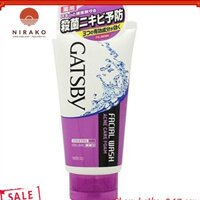 Sữa Rửa Mặt Cho Nam Gatsby Bạc Hà Mát Lạnh, Tím - 100% Authentic