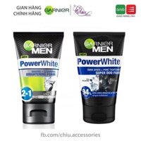 Sữa rửa mặt cho nam giới Garnier Power White (2-1/ Super Duo0