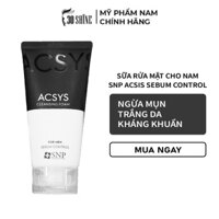 Sữa rửa mặt cho nam ngừa mụn & kiểm soát nhờn SNP ACSYS Cleansing Foam 120ml - Mỹ phẩm chính hãng 30Shine