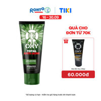 Sữa rửa mặt cho nam Oxy sạch sâu giảm mụn kiểm soát nhờn dạng kem Oxy Total Anti Acne 100g