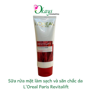 Sữa rửa mặt chống lão hóa Loreal Revitalift Milky Foam 100ml